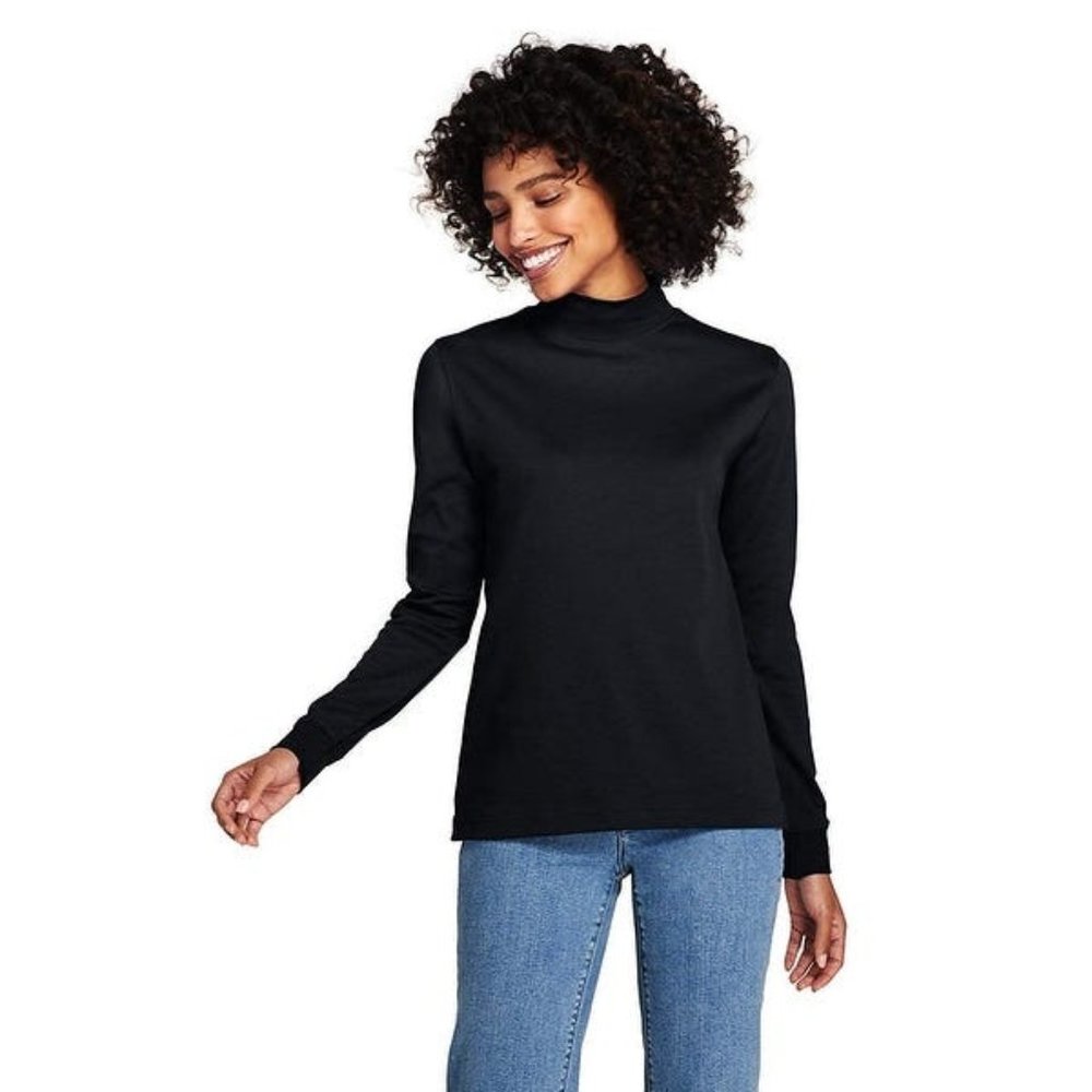 Black Mock Turtleneck
